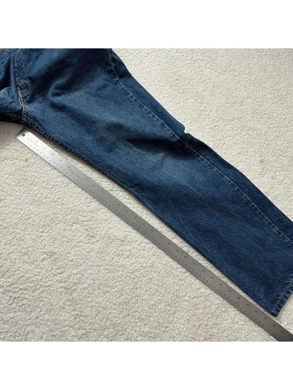 Vintage Levis 505 Jeans Mens W33 L30 Regular Fit Medium Wash 100% Cotton 1998